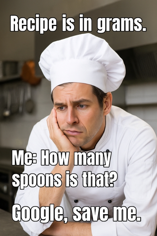 Chef Memes: Recipe Conversion Struggles