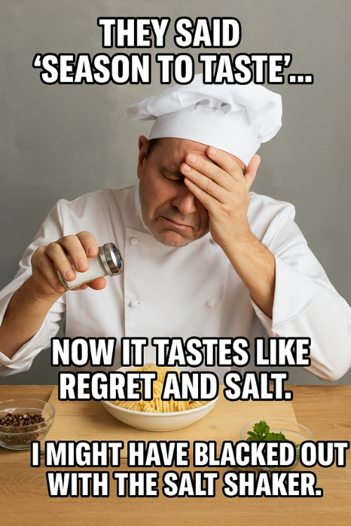 Recipe meme: Season to Taste