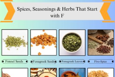 Spices, Seasonings & Herbs that Start with F