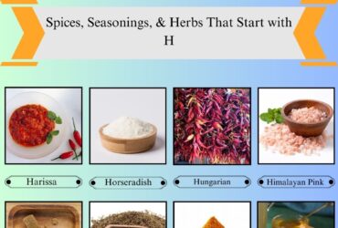 Spices, Seasonings, & Herbs that Start with H