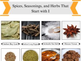 Spices, Seasonings, and Herbs that Start with I