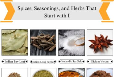 Spices, Seasonings, and Herbs that Start with I