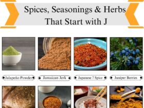 Spices, Seasonings & Herbs that Start with J