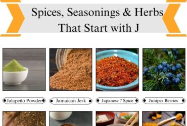 Spices, Seasonings & Herbs that Start with J
