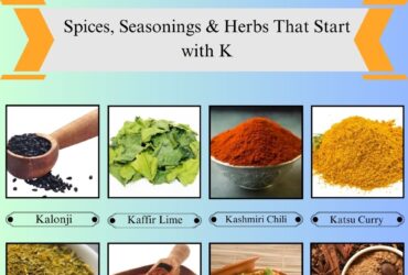 Spices, Seasonings & Herbs that Start with K
