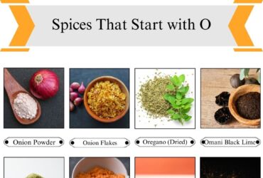 Spices, Seasonings & Herbs that Start with O