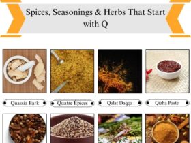Spices, Seasonings & Herbs that Start with Q