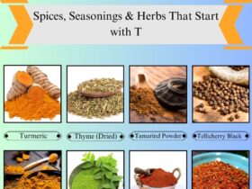 Spices, Seasonings & Herbs that Start with T