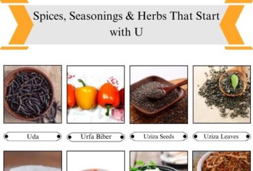 Spices, Seasonings & Herbs that Start with U