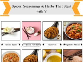 Spices, Seasonings & Herbs that Start with V