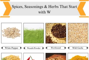 Spices, Seasonings & Herbs that Start with W