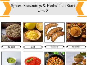 Spices, Seasonings & Herbs that Start with Z
