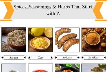 Spices, Seasonings & Herbs that Start with Z