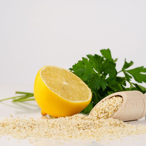 Lemon Pepper + Sesame Seeds