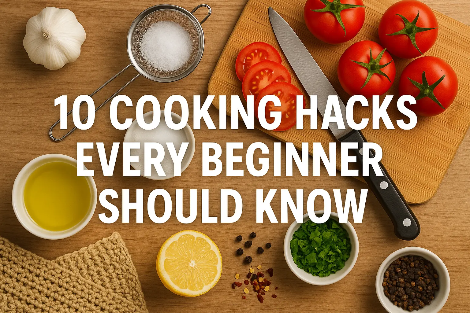 10 Cooking Hacks Every Beginner Should Know