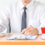 lawyer accountant working financial investment on office