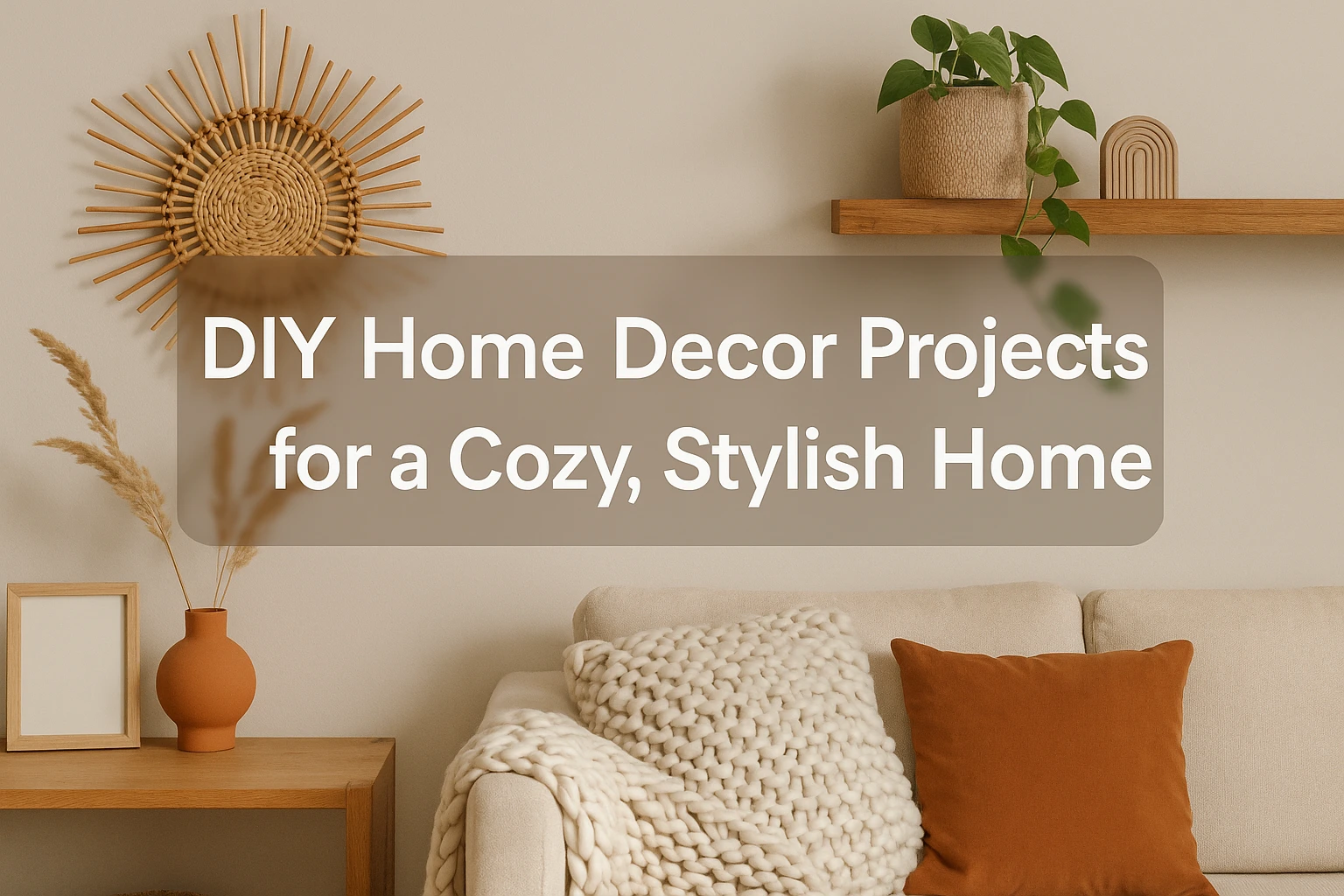 DIY Home Decor Projects for a Cozy, Stylish Home