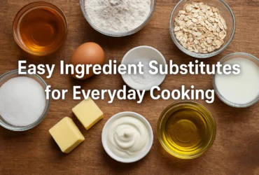 Easy Ingredient Substitutes for Everyday Cooking