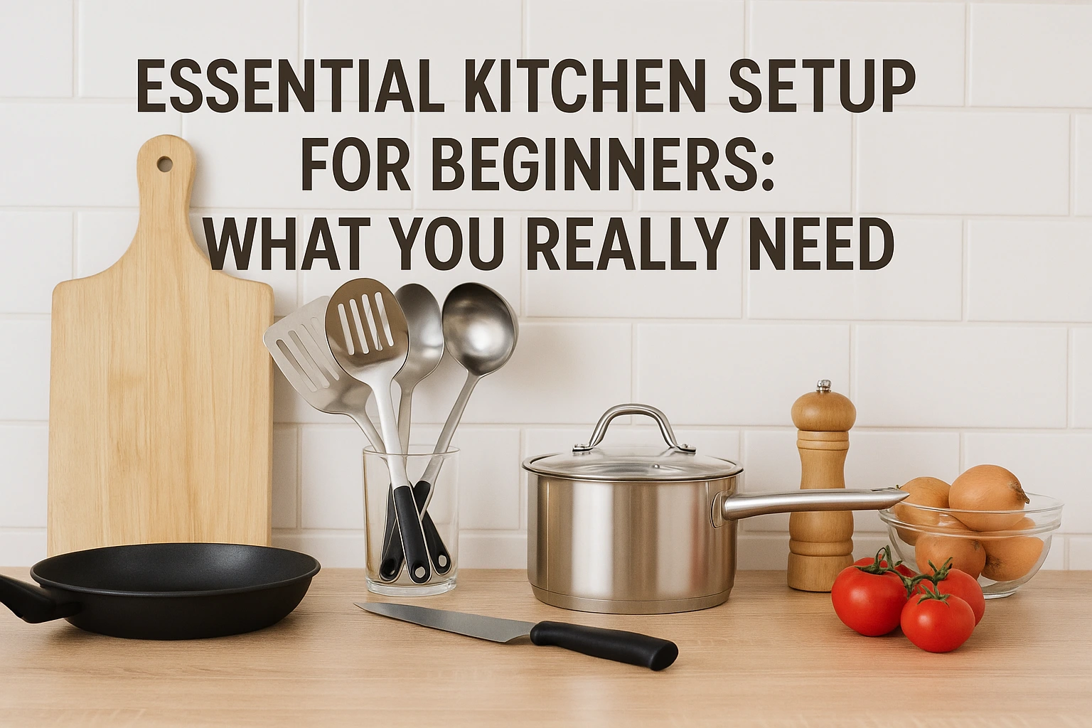 Essential Kitchen Setup for Beginners: What You Really Need