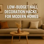 Low-Budget Hall Decoration Hacks for Modern Homes
