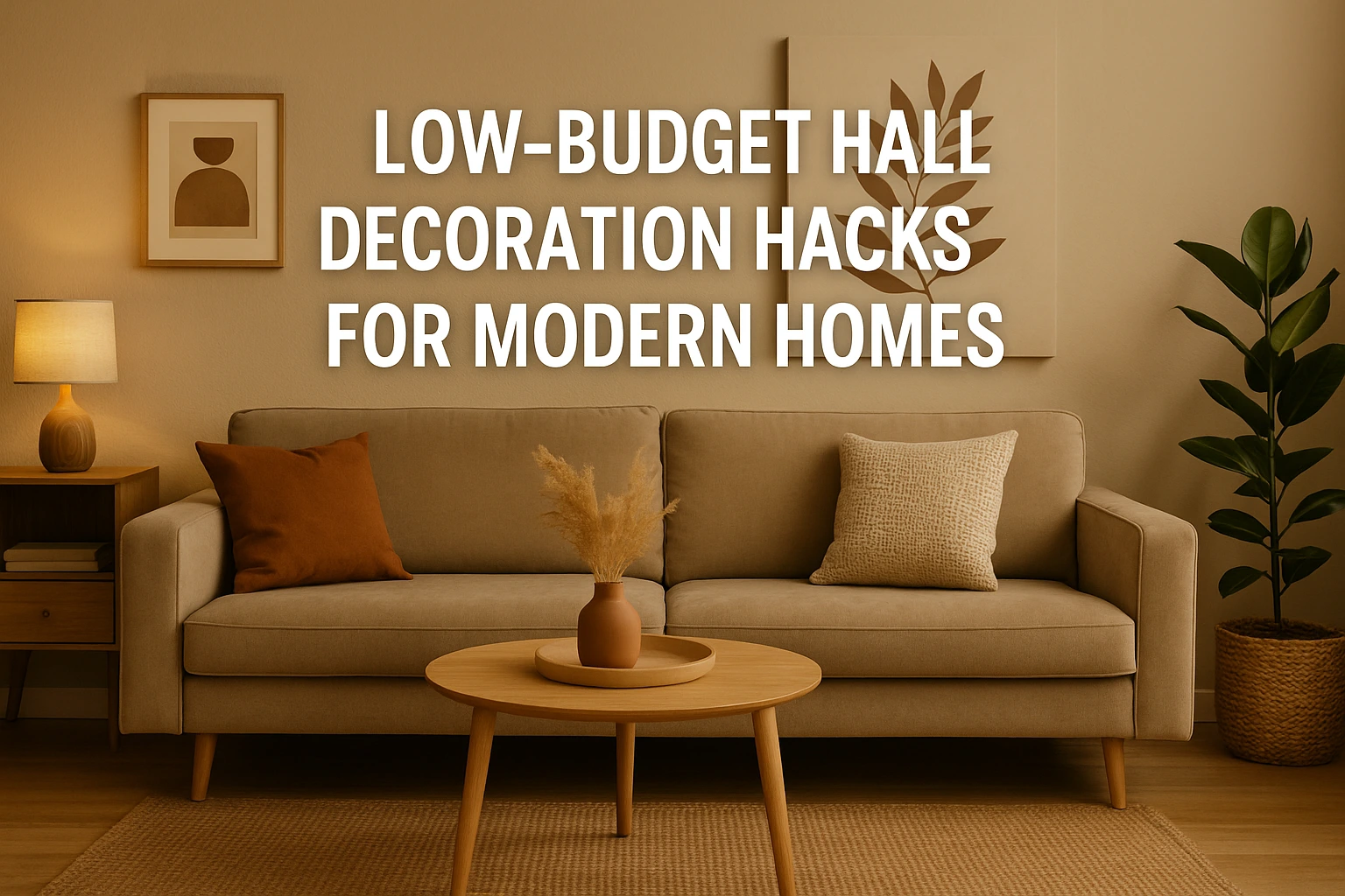 Low-Budget Hall Decoration Hacks for Modern Homes