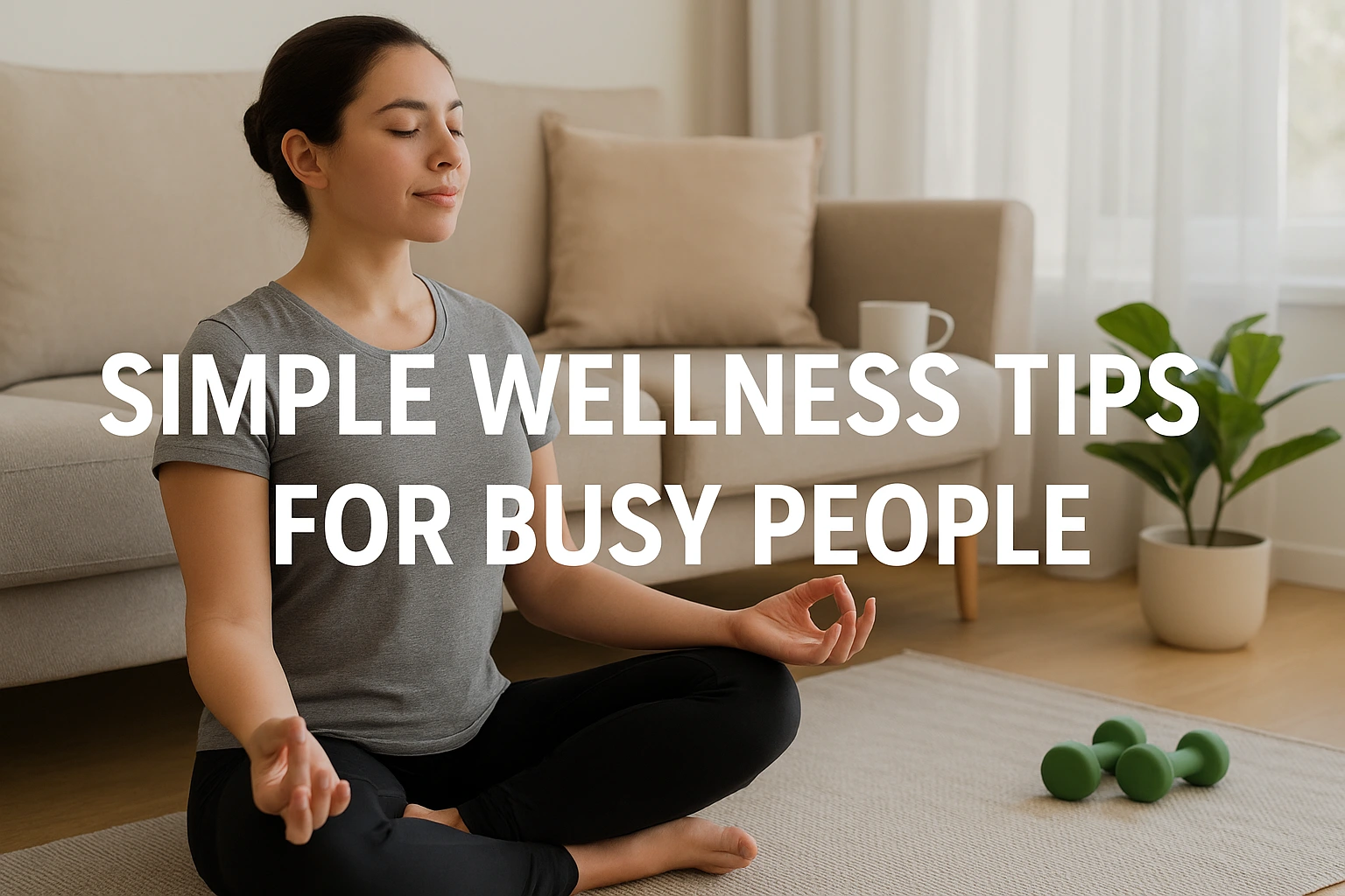 Simple Wellness Tips for Busy People