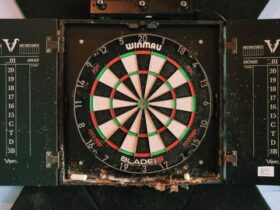 dartboard cabinet