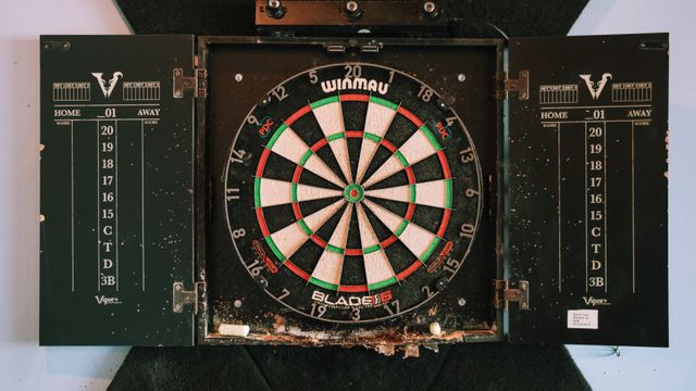 dartboard cabinet