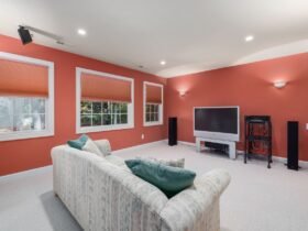 Home entertainment space